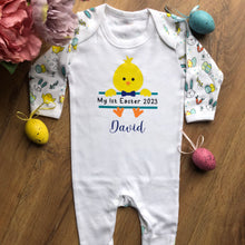 Load image into Gallery viewer, Personalised First Easter Babygrow
