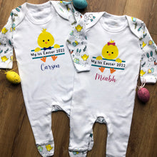 Load image into Gallery viewer, Personalised First Easter Babygrow
