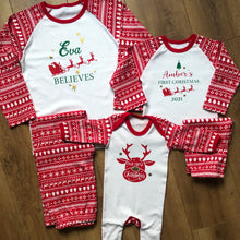 Load image into Gallery viewer, Personalised First Christmas Babygrow
