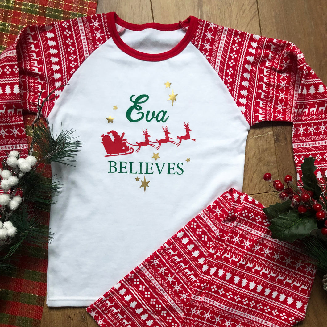 Personalised Christmas Pyjamas