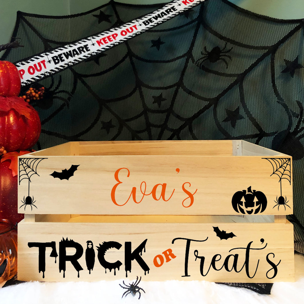 Personalised Halloween Crate